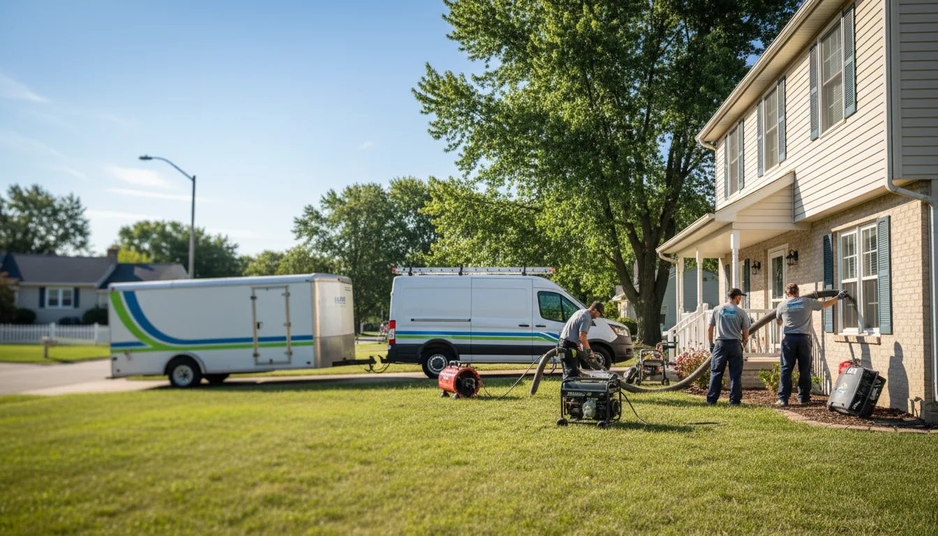 Flooded Basement Restoration And Cleanup With Repair in Gambier, OH near me